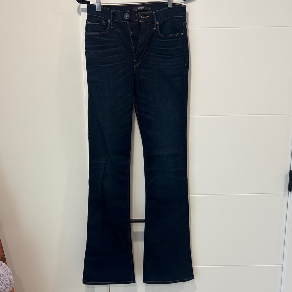 BNWT Hudson Women's Dark Blue Jeans Size 28, 34” inseam